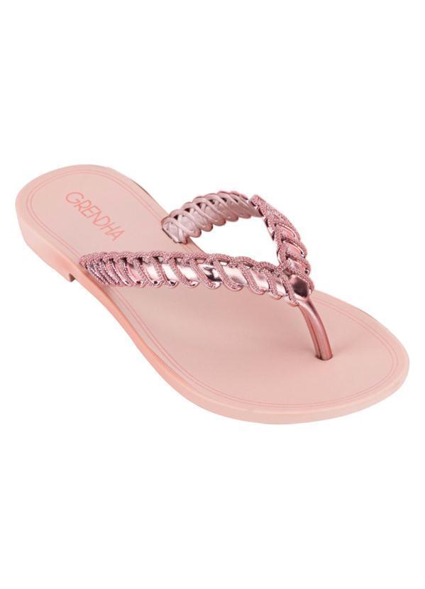 Grendha - Chinelo Grendha Mais Açai Delicata Rosa
