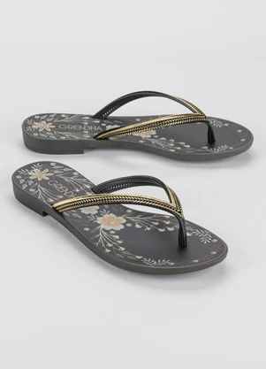 Chinelo Grendha Mais Acaí Energia (Preto) - GRENDHA