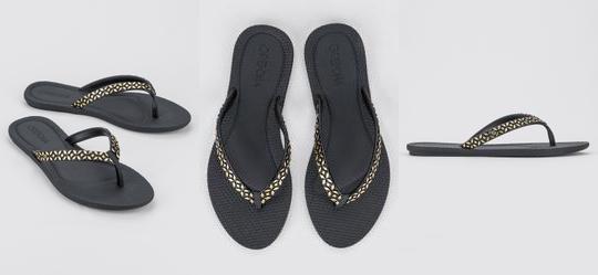 Chinelo Grendha Todo Dia Brilhante Preto