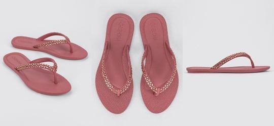 Chinelo Grendha Todo Dia Brilhante Rosa
