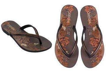 Chinelo Grendha Mais Acai Preto