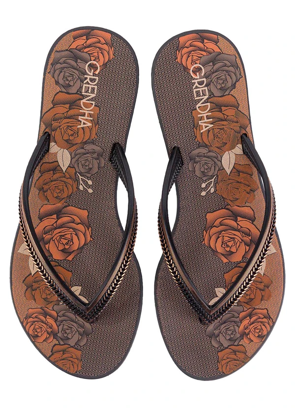 Grendha - Chinelo Grendha Mais Acai Preto 2