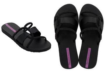 Chinelo Ipanema Diversa Gaspea Preta