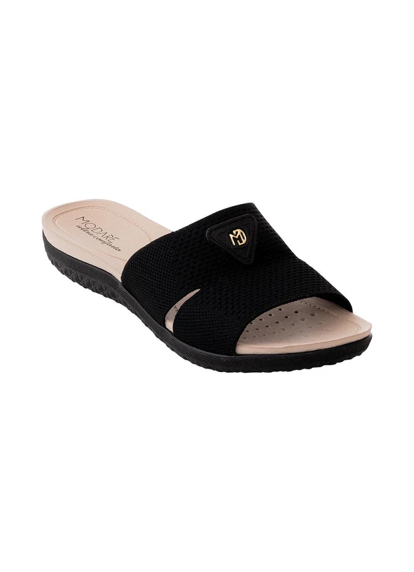 Modare - Chinelo Modare Preto em Tecido 2