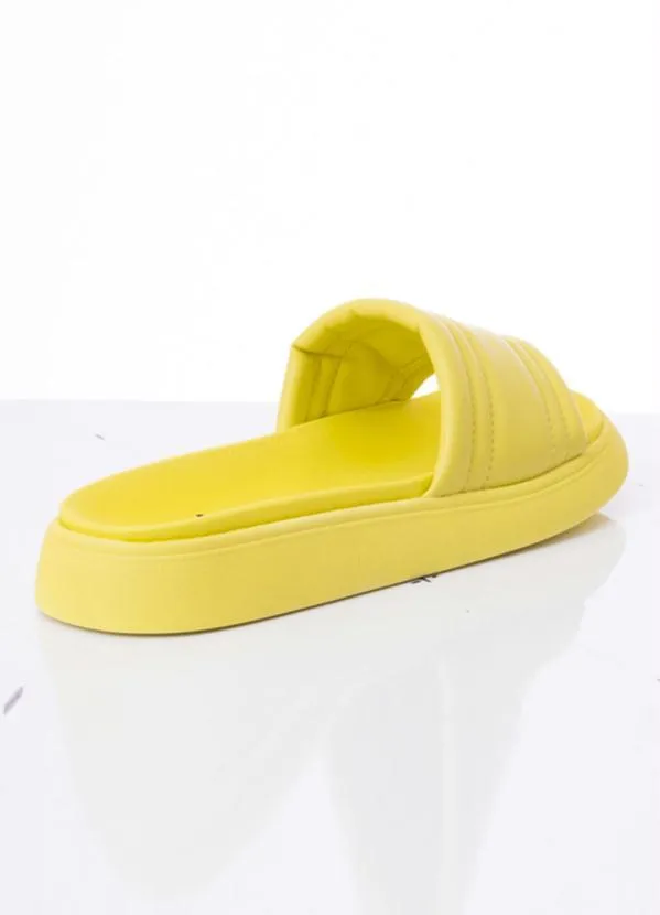 Moleca - Chinelo Moleca Amarelo em Sintético 2