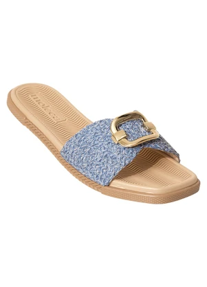 Chinelo Moleca (Azul) com Bordado - MOLECA