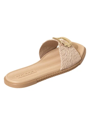 Chinelo Moleca (Bege) com Bordado - MOLECA