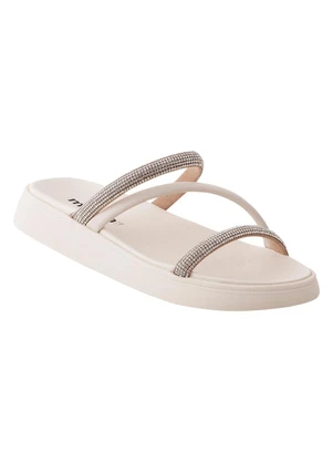 Chinelo Moleca (Branco) em Sintético - MOLECA