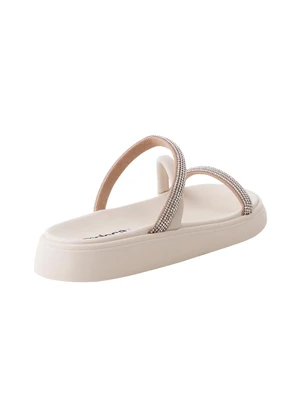 Chinelo Moleca (Branco) em Sintético - MOLECA