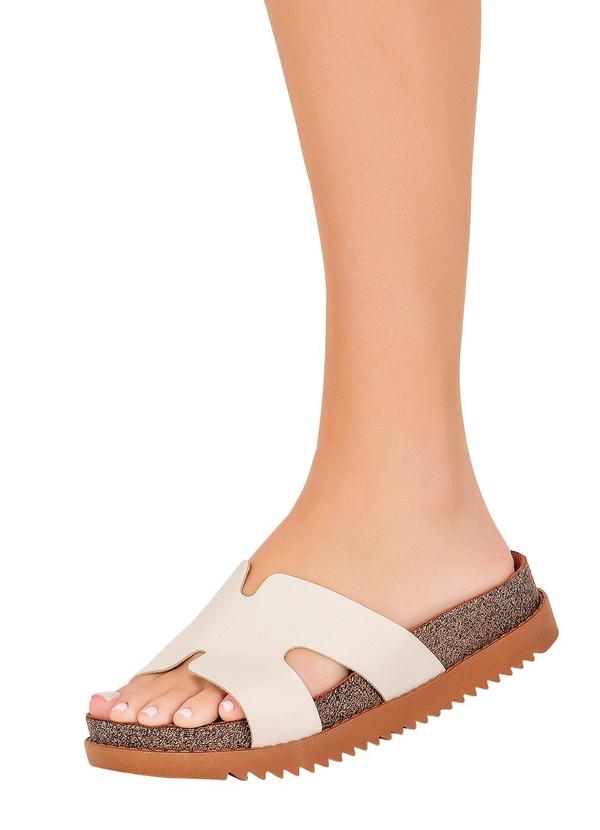 Moleca - Chinelo Moleca Branco em Sintético 5