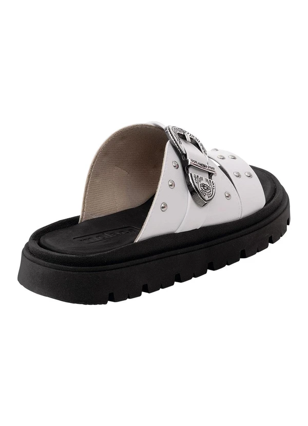 Moleca - Chinelo Moleca Branco em Sintético 3