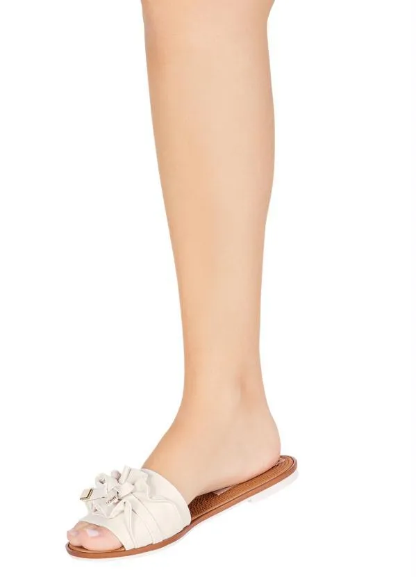 Moleca - Chinelo Moleca Branco em Sisntético 5