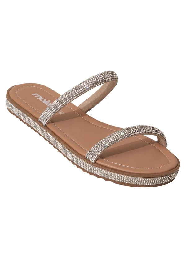 Moleca - Chinelo Moleca Nude em Sintético