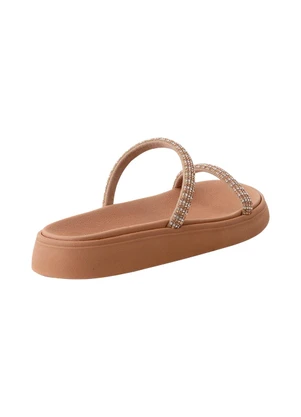 Chinelo Moleca (Nude) em Sintético - MOLECA