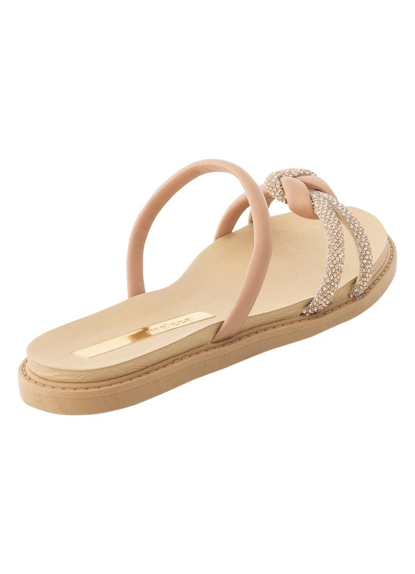 Moleca - Chinelo Moleca Nude em Sintético 2