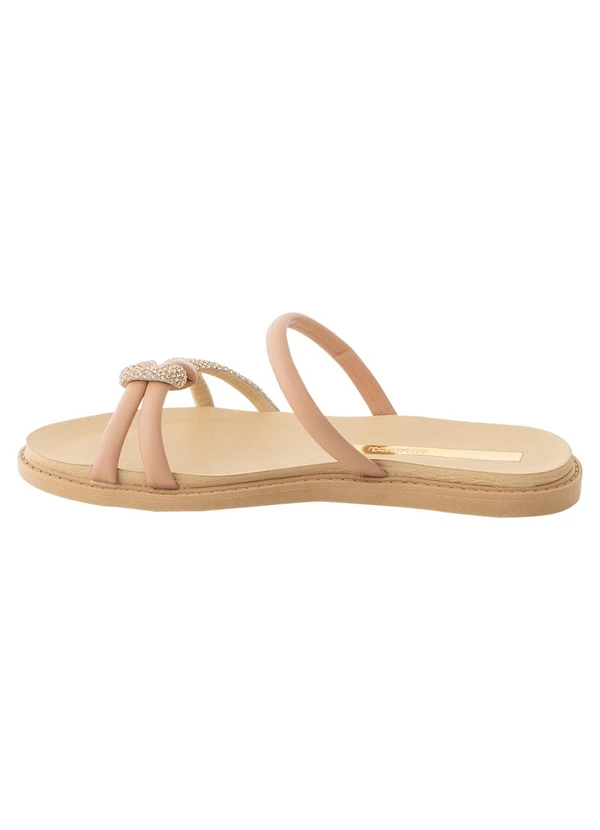 Moleca - Chinelo Moleca Nude em Sintético 3