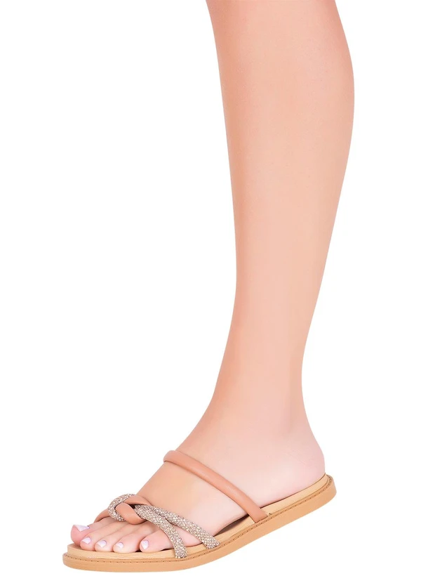 Moleca - Chinelo Moleca Nude em Sintético 5