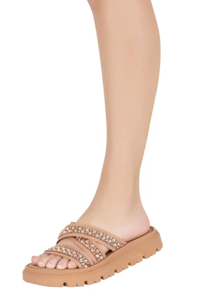 Chinelo Moleca (Nude) em Sintético - MOLECA