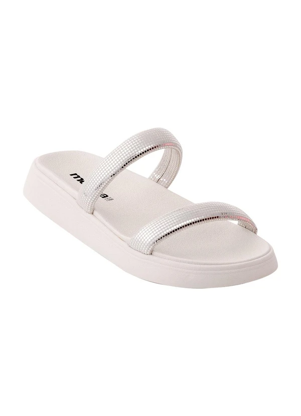 Moleca - Chinelo Moleca Off White em Sintético 2