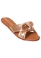 Moleca - Chinelo Moleca Ouro Rosa em Sintético Metalizado - variação: Ouro Rosa