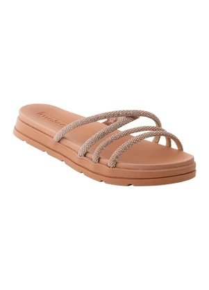 Chinelo Moleca (Ouro Rosado) em Sintético - MOLECA