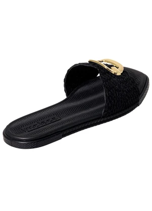 Chinelo Moleca (Preto) com Bordado - MOLECA