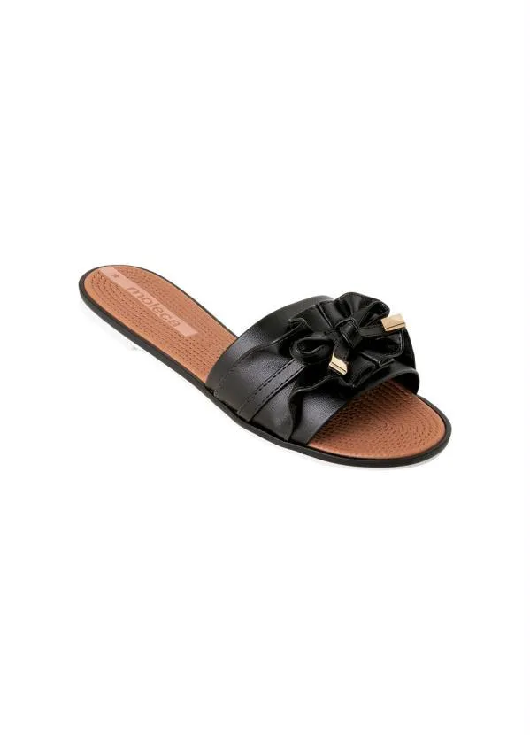 Moleca - Chinelo Moleca Preto em Sintético