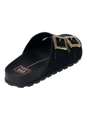 Chinelo Moleca (Preto) em Sintético - MOLECA