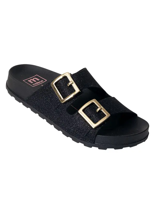 Moleca - Chinelo Moleca Preto em Sintético