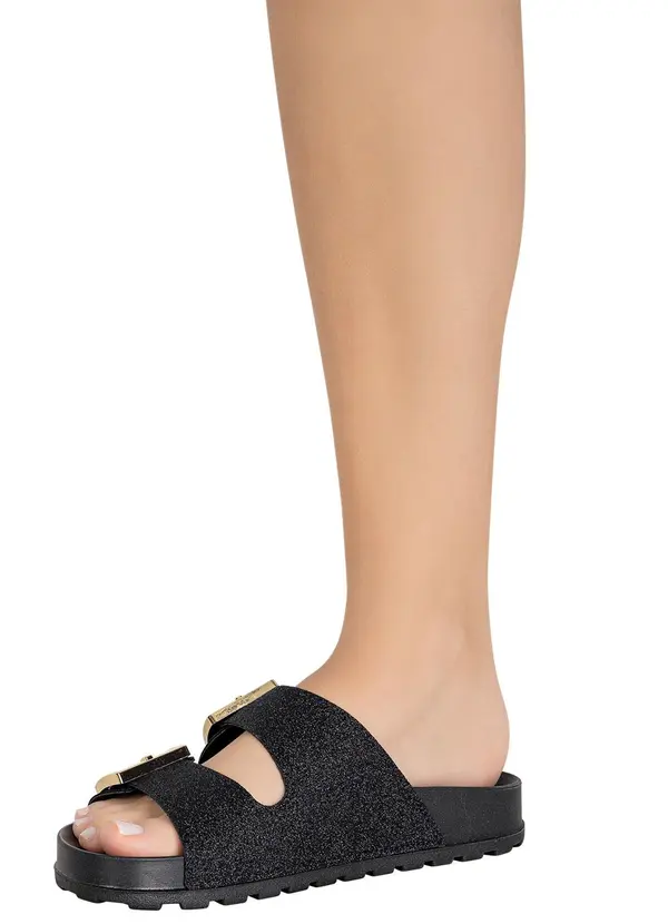 Moleca - Chinelo Moleca Preto em Sintético 5