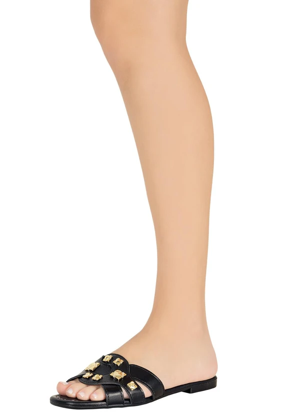 Moleca - Chinelo Moleca Preto em Sintético 5