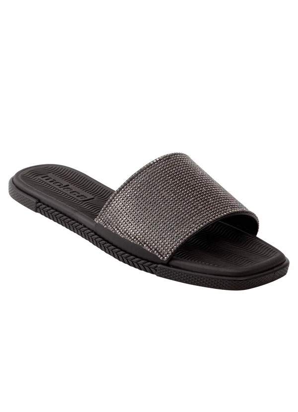 Moleca - Chinelo Moleca Preto em Sintético