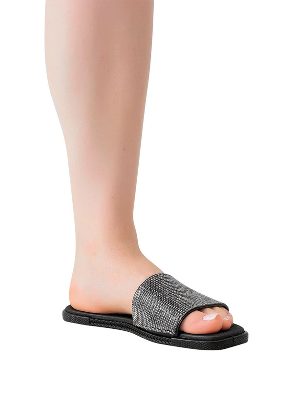 Moleca - Chinelo Moleca Preto em Sintético 4