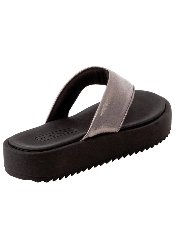 Moleca - Chinelo Moleca Preto em Sintético 3