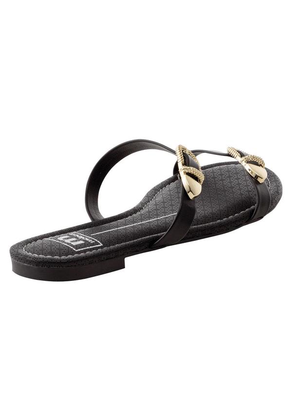 Moleca - Chinelo Moleca Preto em Sintético 2