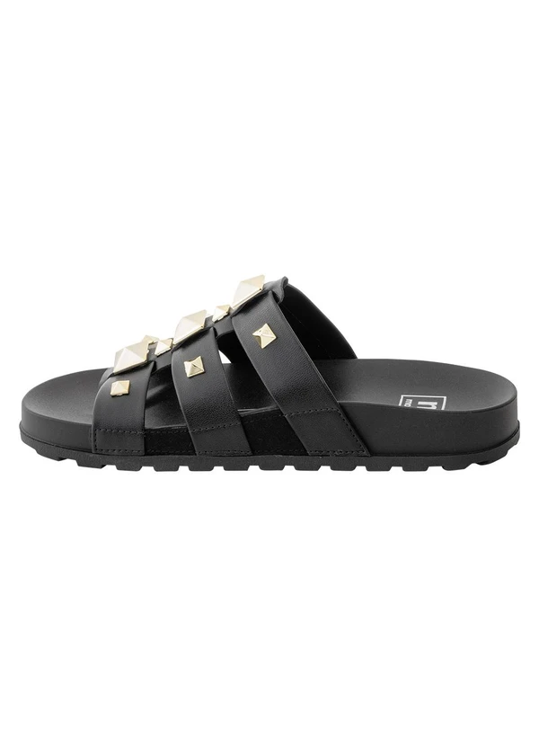 Moleca - Chinelo Moleca Preto em Sintético 2