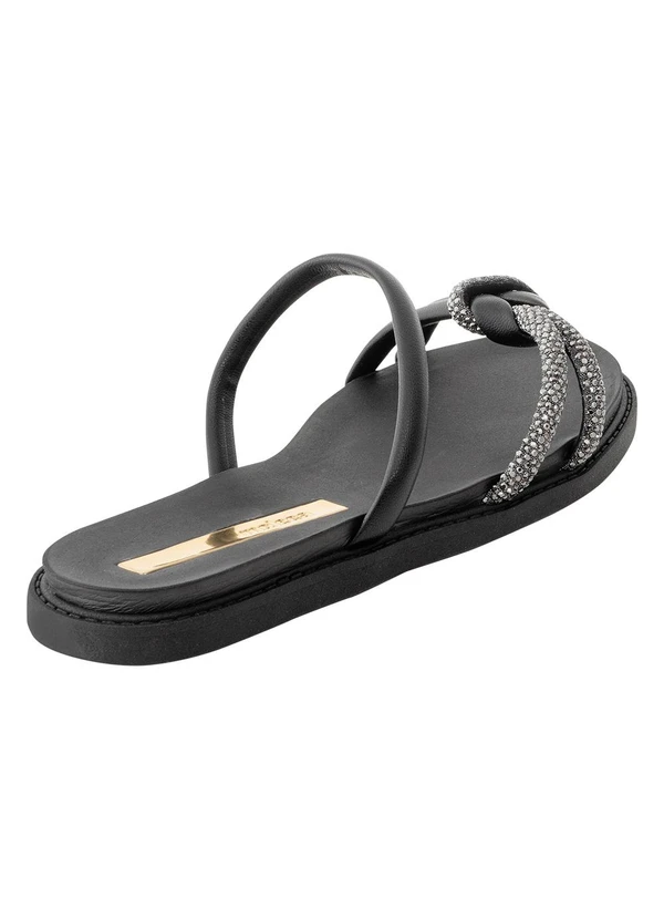 Moleca - Chinelo Moleca Preto em Sintético 2