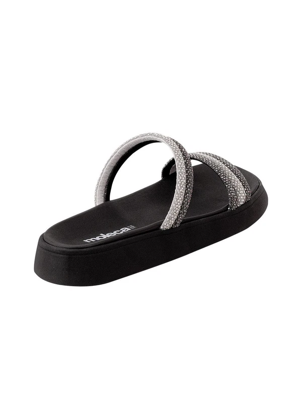 Moleca - Chinelo Moleca Preto em Sintético 3