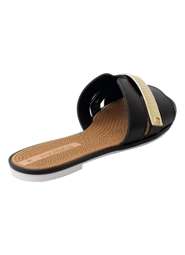 Moleca - Chinelo Moleca Preto em Sintético 3