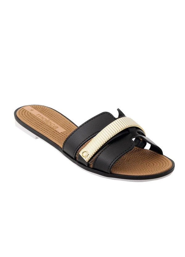 Moleca - Chinelo Moleca Preto em Sintético 4