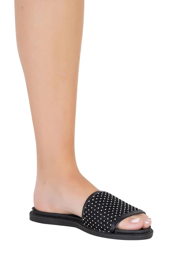 Moleca - Chinelo Moleca Preto em Sintético 2