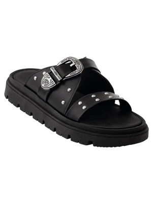 Chinelo Moleca (Preto) em Sintético - MOLECA