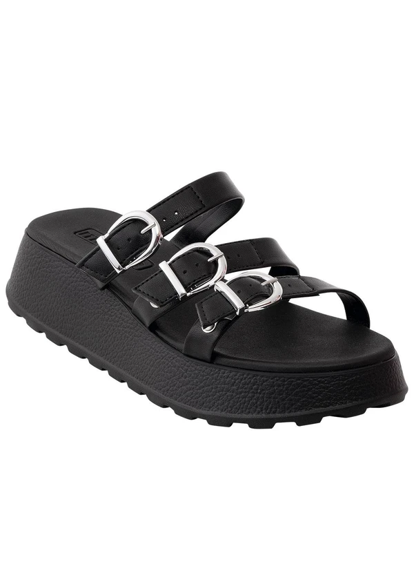 Moleca - Chinelo Moleca Preto em Sintético 2