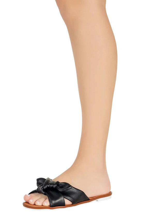 Moleca - Chinelo Moleca Preto em Sisntético 5