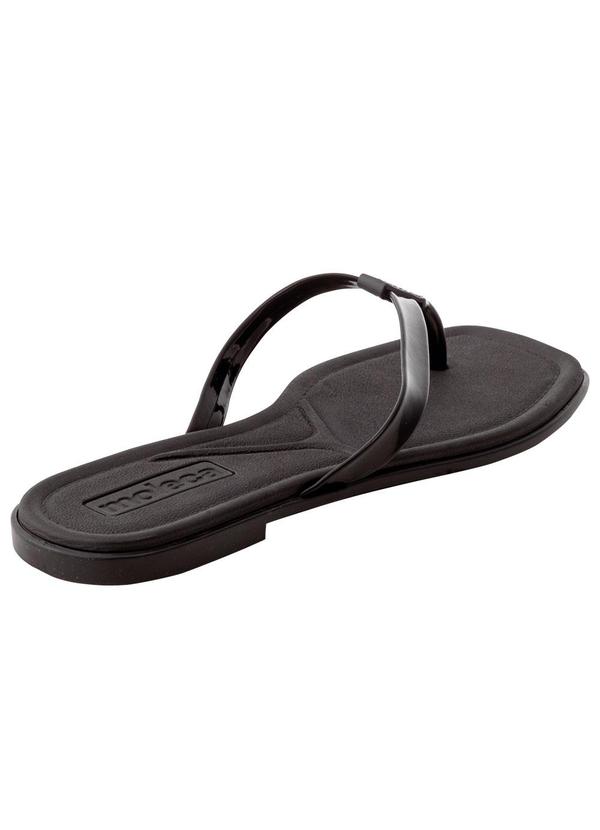 Moleca - Chinelo Moleca Preto em Verniz 2