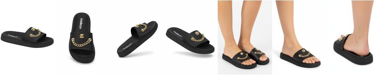 Chinelo Moleca Preto