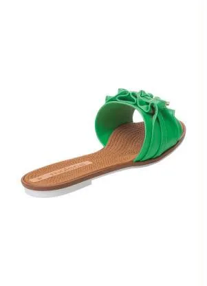 Chinelo Moleca (Verde) em Sintético - MOLECA