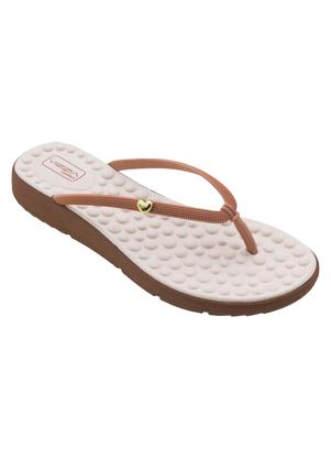 Chinelo (Nude) com Adereo de Corao