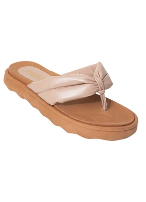 Perfecta - Chinelo Nude em Sintético - PERFECTA