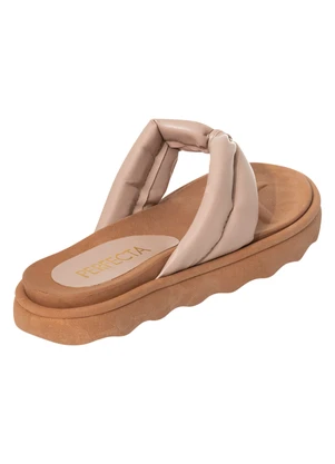 Perfecta - Chinelo Nude em Sintético - PERFECTA